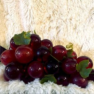 Lucite grape cluster lamp on driftwood